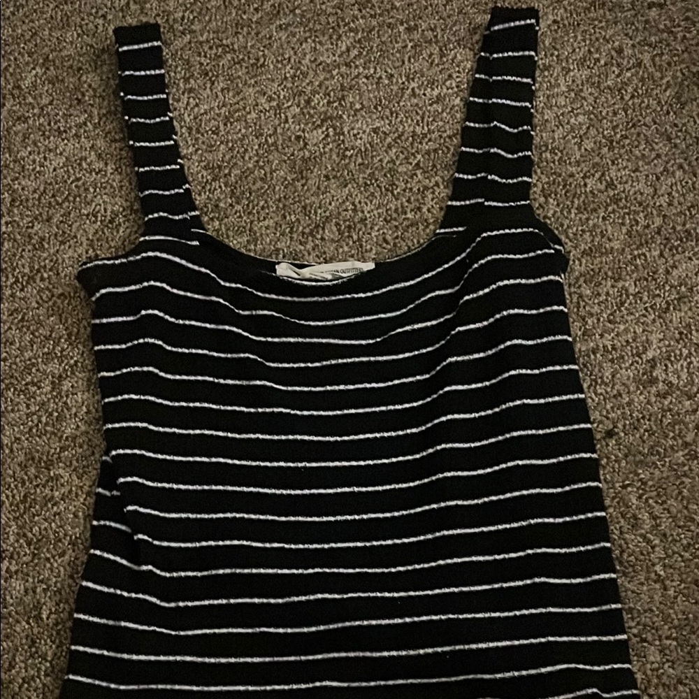 Black and White Striped urban outfitters top